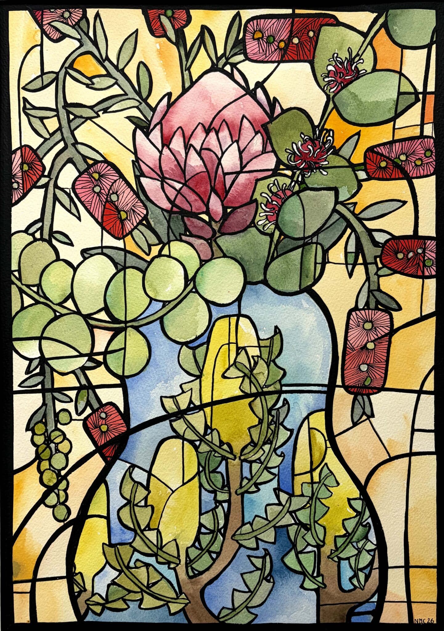 Bottlebrush and Protea